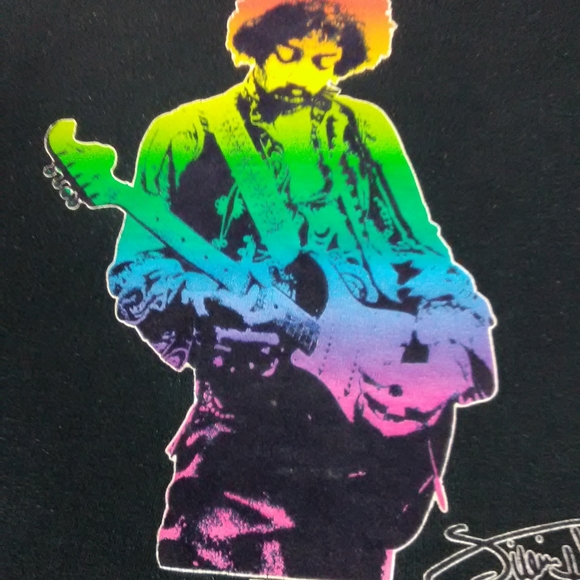 VINTAGE JIMI HENDRIX GRAPHIC TEE MENS LARGE - Picture 2 of 12